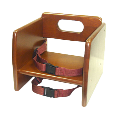 Thunder Group WDTHBS019 Wood Walnut Finish Booster Seat