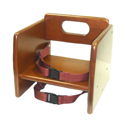 Thunder Group WDTHBS019 Wood Walnut Finish Booster Seat