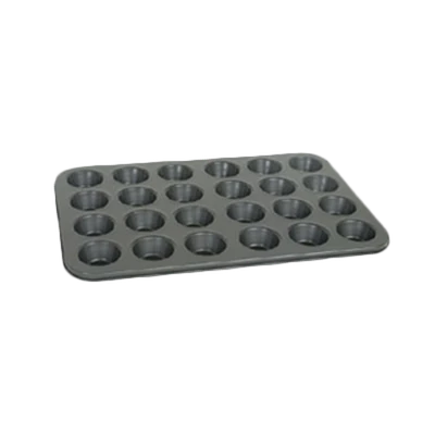 Thunder Group SLKMP024 3.5 Oz. per Compartment Carbon Steel Muffin Pan