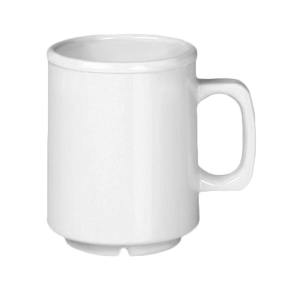 Thunder Group CR9010W 8 Oz. White Melamine Mug