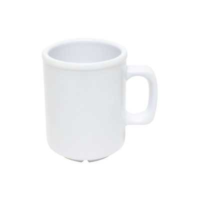 Thunder Group CR9010W 8 Oz. White Melamine Mug