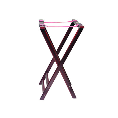 Thunder Group WDTHTS032 Mahogany Finish Wood Tray Stand
