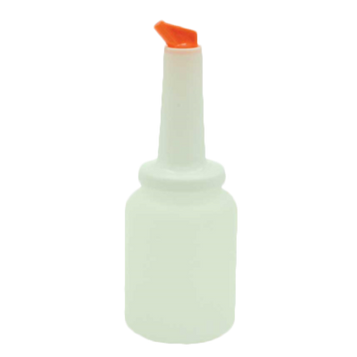 Thunder Group PLSNP02O 2 Qt. Orange Plastic Storer and Pour