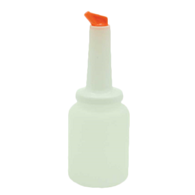 Thunder Group PLSNP02O 2 Qt. Orange Plastic Storer and Pour