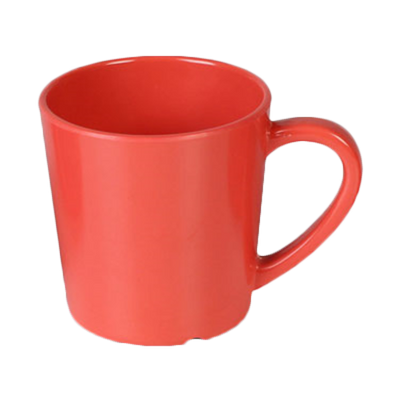 Thunder Group CR9018RD 7 Oz. Orange Melamine Mug or Cup