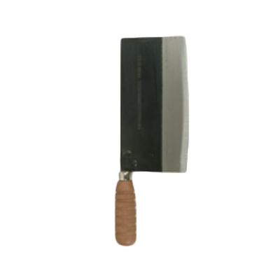 Thunder Group SLKF005HK 7" Cast Iron Blade Wood Handle Ping Knife
