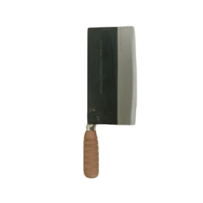 Thunder Group SLKF005HK 7" Cast Iron Blade Wood Handle Ping Knife