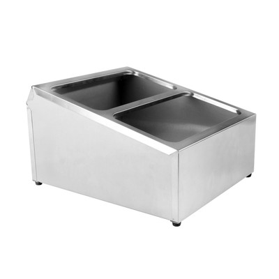 Thunder Group SLFC002 Stainless Steel 3-Compartments Condiment Packet Holder