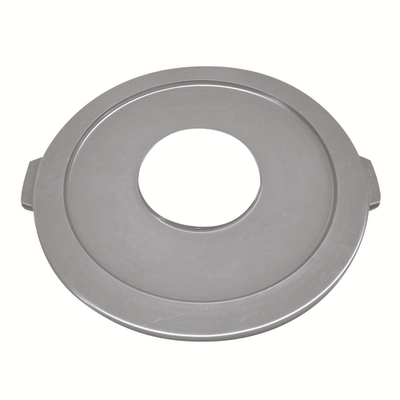Thunder Group PLTC032GH Gray Round Plastic Trash Can Lid