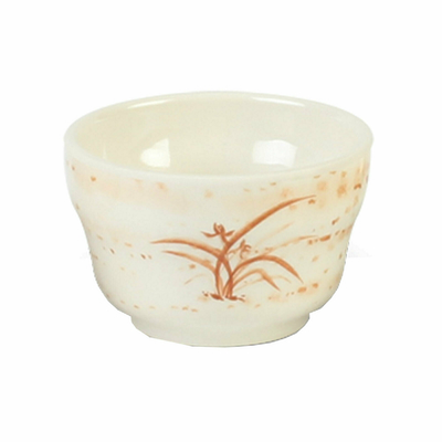 Thunder Group 9752 4 Oz. Gold Orchid Melamine Tea Cup