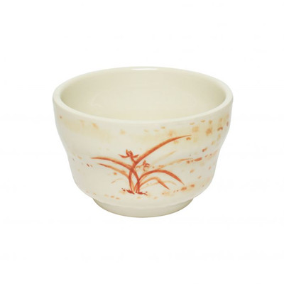 Thunder Group 9752 4 Oz. Gold Orchid Melamine Tea Cup
