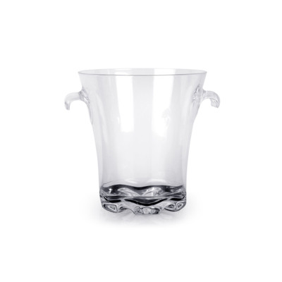 Thunder Group PLTHBK040C 4 Qt. Clear Polycarbonate Ice Bucket with Handles