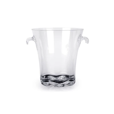 Thunder Group PLTHBK040C 4 Qt. Clear Polycarbonate Ice Bucket with Handles