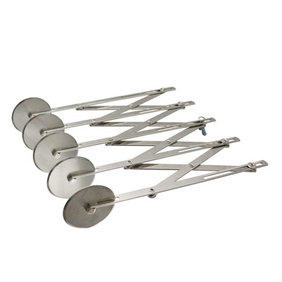 Thunder Group SLADD05 Stainless Steel 5-Wheel Lockable Dough Divider