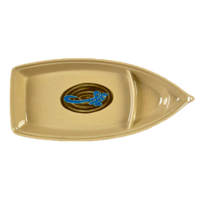 Thunder Group 8005J 22 Oz. Wei Melamine Sushi Boat