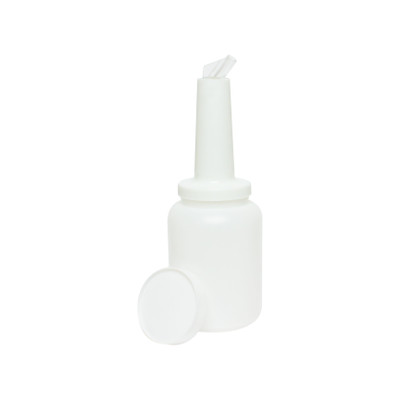 Thunder Group PLSNP02W 2 Qt. White Plastic Storer and Pour