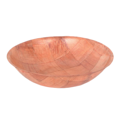 Thunder Group WDTSB016 16" Dia. Woven Wood Salad Bowl