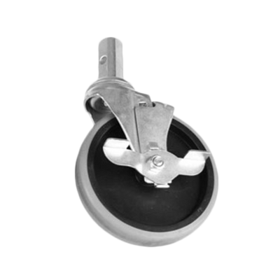 Thunder Group PLRC005B 5" Swivel Locking Side Break Heavy Duty Stem Caster