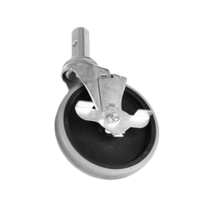 Thunder Group PLRC005B 5" Swivel Locking Side Break Heavy Duty Stem Caster