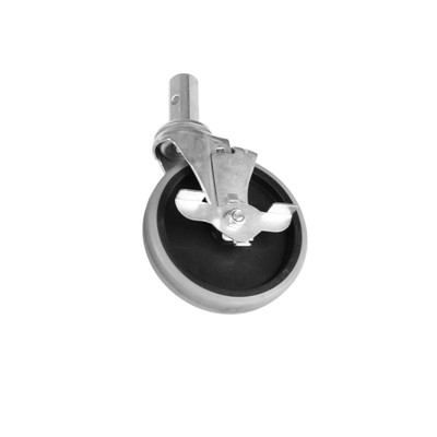 Thunder Group PLRC005B 5" Swivel Locking Side Break Heavy Duty Stem Caster