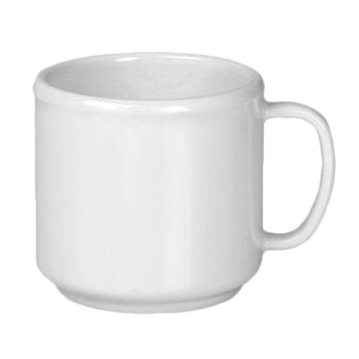 Thunder Group CR9035W 10 Oz. White Melamine Mug