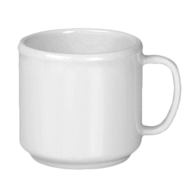 Thunder Group CR9035W 10 Oz. White Melamine Mug