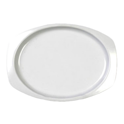 Thunder Group NS211W 11.5" W x 7.5" D NuStone White Melamine Rectangular Platter