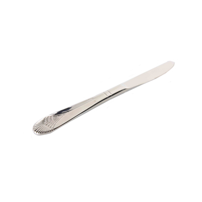 Thunder Group SLEL209 8.8" L Stainless Steel Solid Handle Dinner Knife