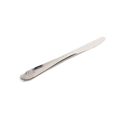 Thunder Group SLEL209 8.8" L Stainless Steel Solid Handle Dinner Knife