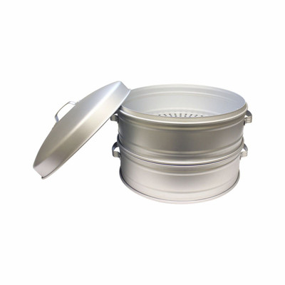 Thunder Group ALST013 19.5" Dia. x 18" H Aluminum without Bottom Steamer Set