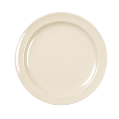 Thunder Group NS110T 10.25" Dia. NuStone Tan Melamine Round Dinner Plate