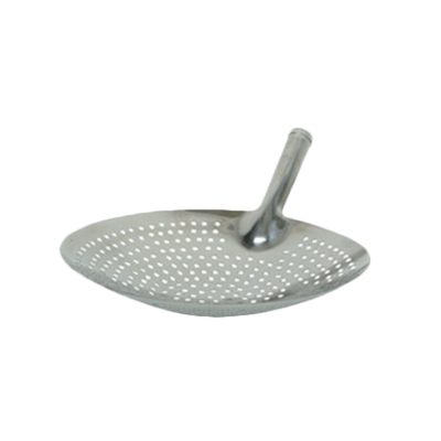 Thunder Group SLOS002 L Stainless Steel Round Perforated Bowl Skimmer