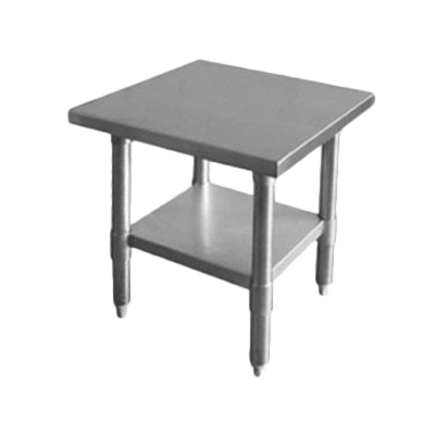 Thunder Group SLWT42412F 12" W Stainless Steel Flat Top Work Table