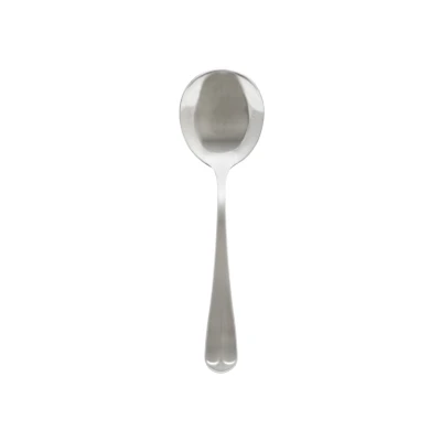 Thunder Group SLDK103 Bright 18/0 Stainless Steel Bouillon Spoon