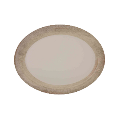 Thunder Group DM209J 9.5" x 7.25" Oval Jazz Melamine Platter