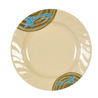 Thunder Group 1206J 6" Dia. Melamine Wei Round Plate