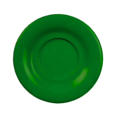 Thunder Group CR9108GR 5.5" Dia. Green Melamine Saucer