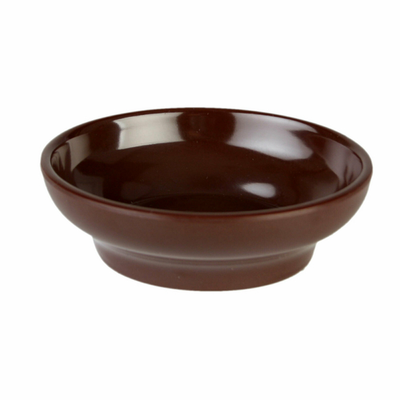 Thunder Group ML351C1 4.5 Oz. Chocolate Melamine Salsa Bowl