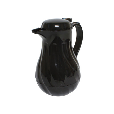 Thunder Group PLWS020BK 20 Oz. Black Plastic Beverage Server