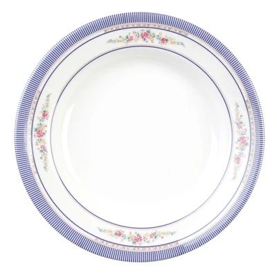 Thunder Group 1107AR 5 Oz. Melamine Rose Soup Plate