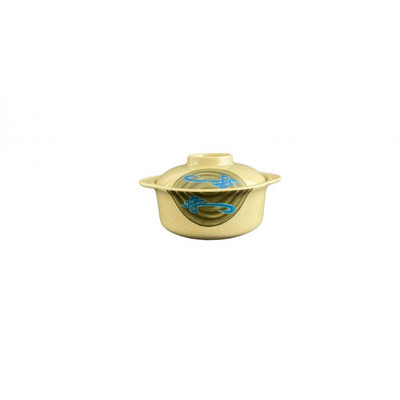 Thunder Group 3503J 12 Oz. Melamine Wei Miso Bowl with Lid