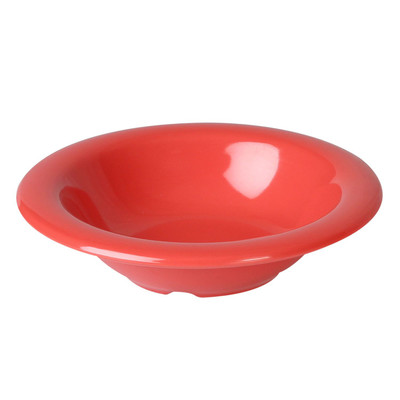 Thunder Group CR5608RD 8 Oz. Orange Melamine Salad Bowl
