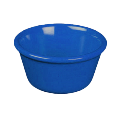 Thunder Group ML536CB1 2.5 Oz. Cobalt Blue Melamine Round Smooth Ramekin