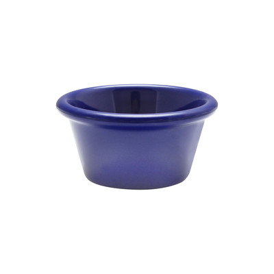 Thunder Group ML536CB1 2.5 Oz. Cobalt Blue Melamine Round Smooth Ramekin