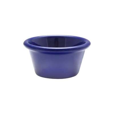 Thunder Group ML536CB1 2.5 Oz. Cobalt Blue Melamine Round Smooth Ramekin