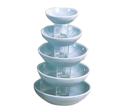 Thunder Group 3955 9 Oz. Blue Jade Melamine Bowl