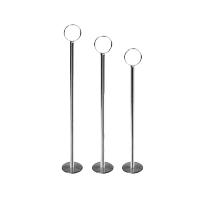 Thunder Group CRTCH012 12&quot; Chrome Plated Wire Loop Table Card Holder