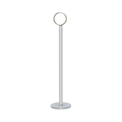 Thunder Group CRTCH012 12" Chrome Plated Wire Loop Table Card Holder