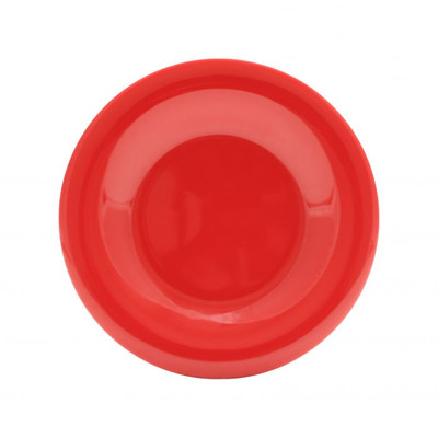 Thunder Group CR005PR 5.5" Dia. Pure Red Melamine Round Wide Rim Plate