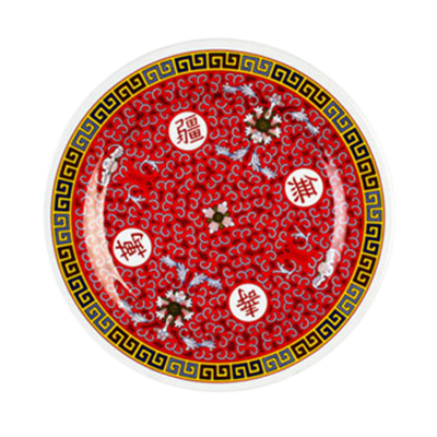 Thunder Group 1012TR 11.75" Dia. Melamine Longevity Round Plate